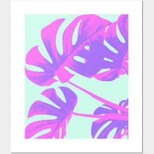 Pastel Leaves Posters and Art